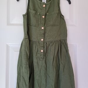 Carter's dark green sleeveless dress.